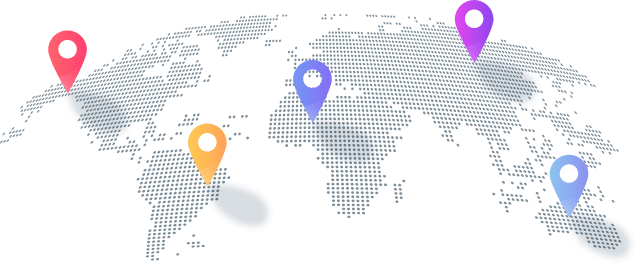 Mapa zasięgu serwerów IPTV na świecie
